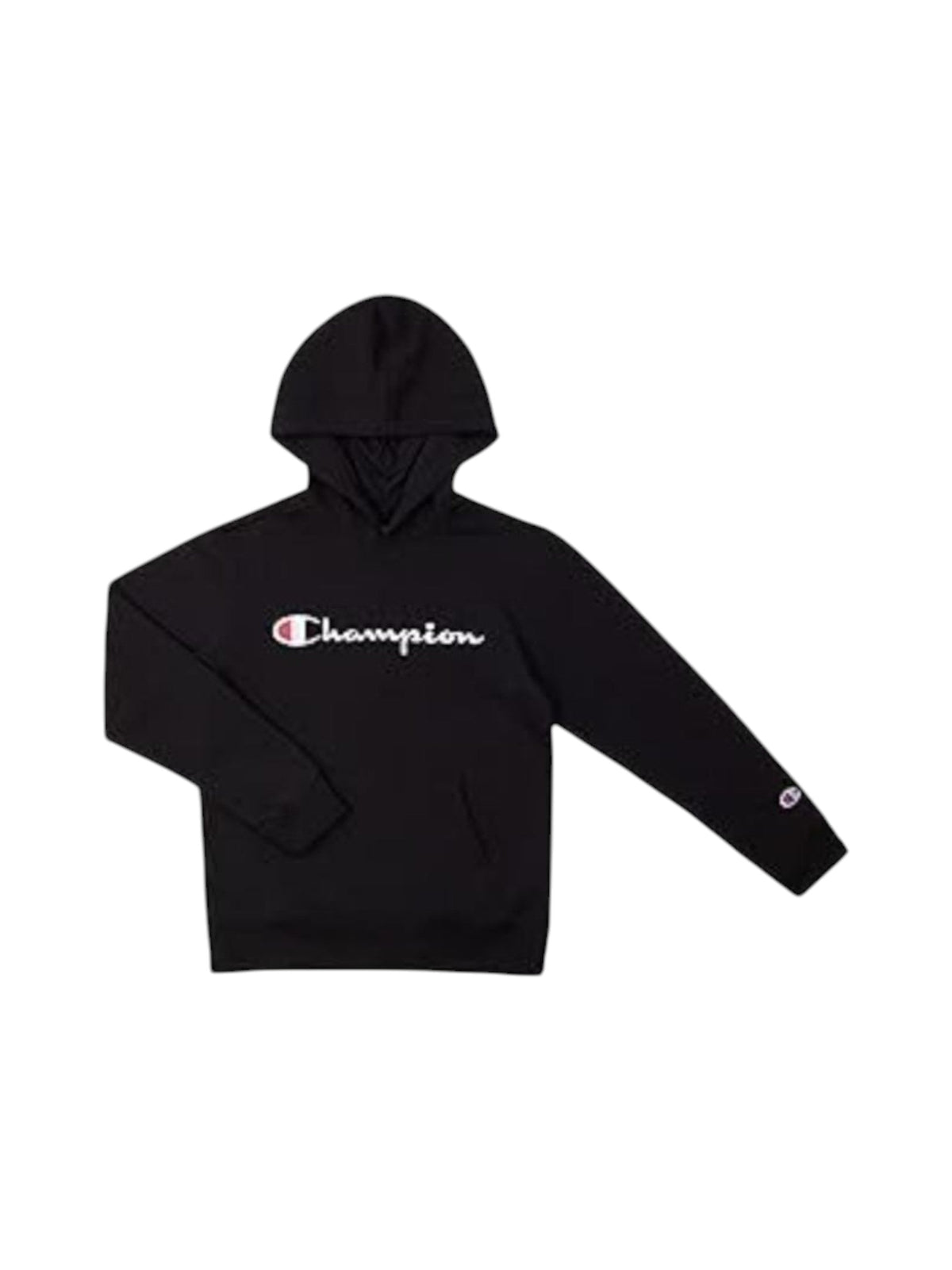 Image for Kids Boy's Logo Embroidered Hoodie,Black