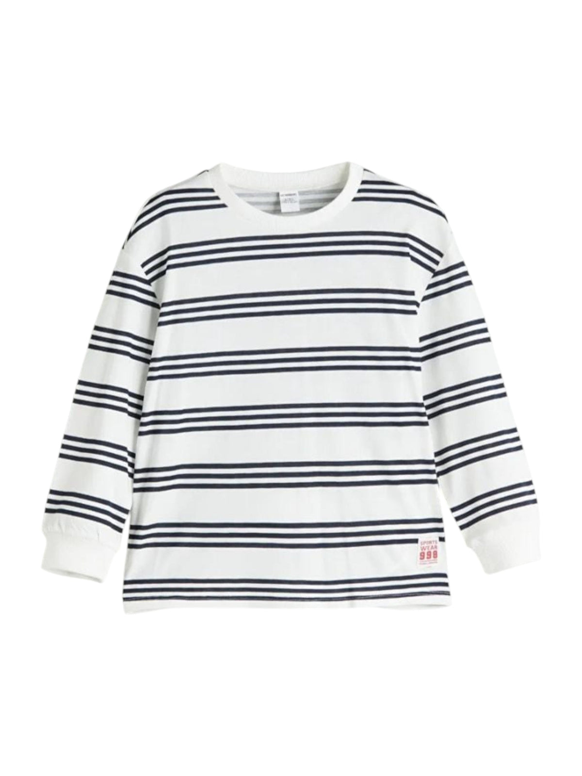 Image for Kids Boy's Striped Top,White