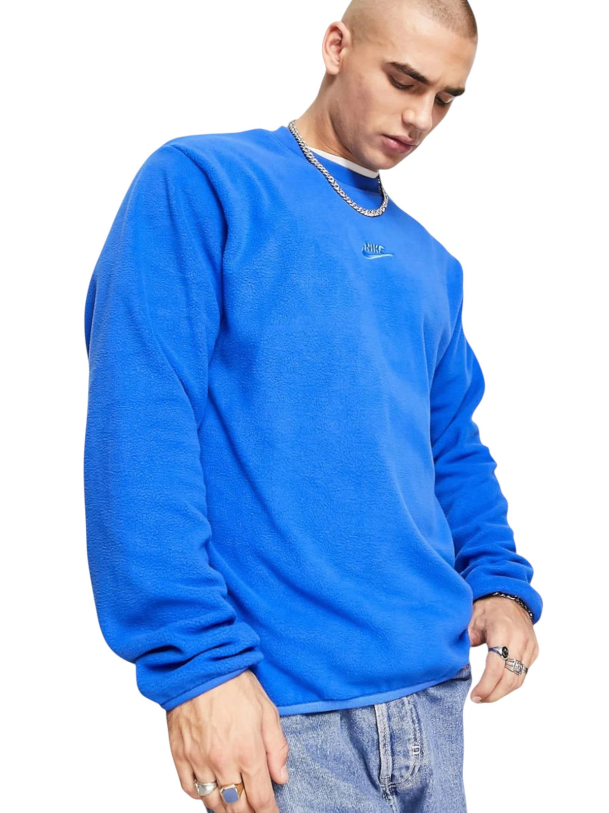 Image for Men's Plain Sweaters,Blue