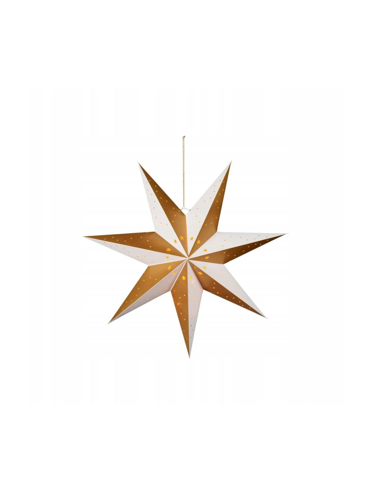 Image for Led Christmas Star (Brown/Beige)