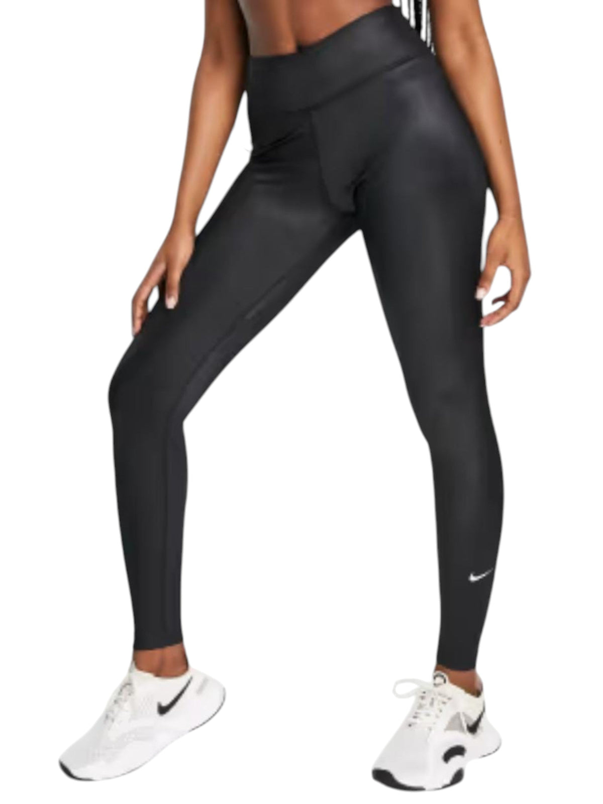 Image for Women's Plain Shiny Legging,Black
