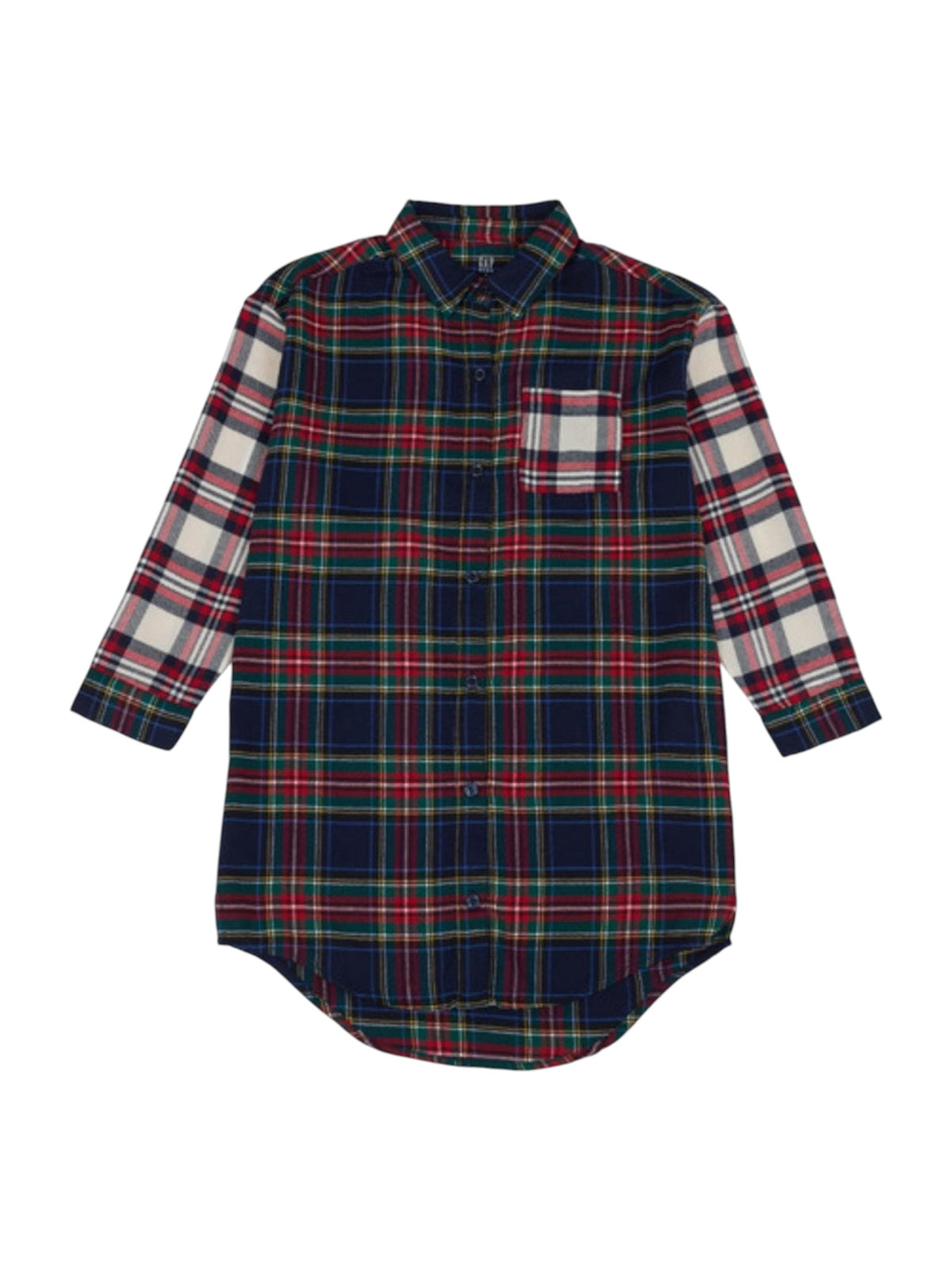 Image for Kids Girl's Plaid Sleepwear Chemise,Multi