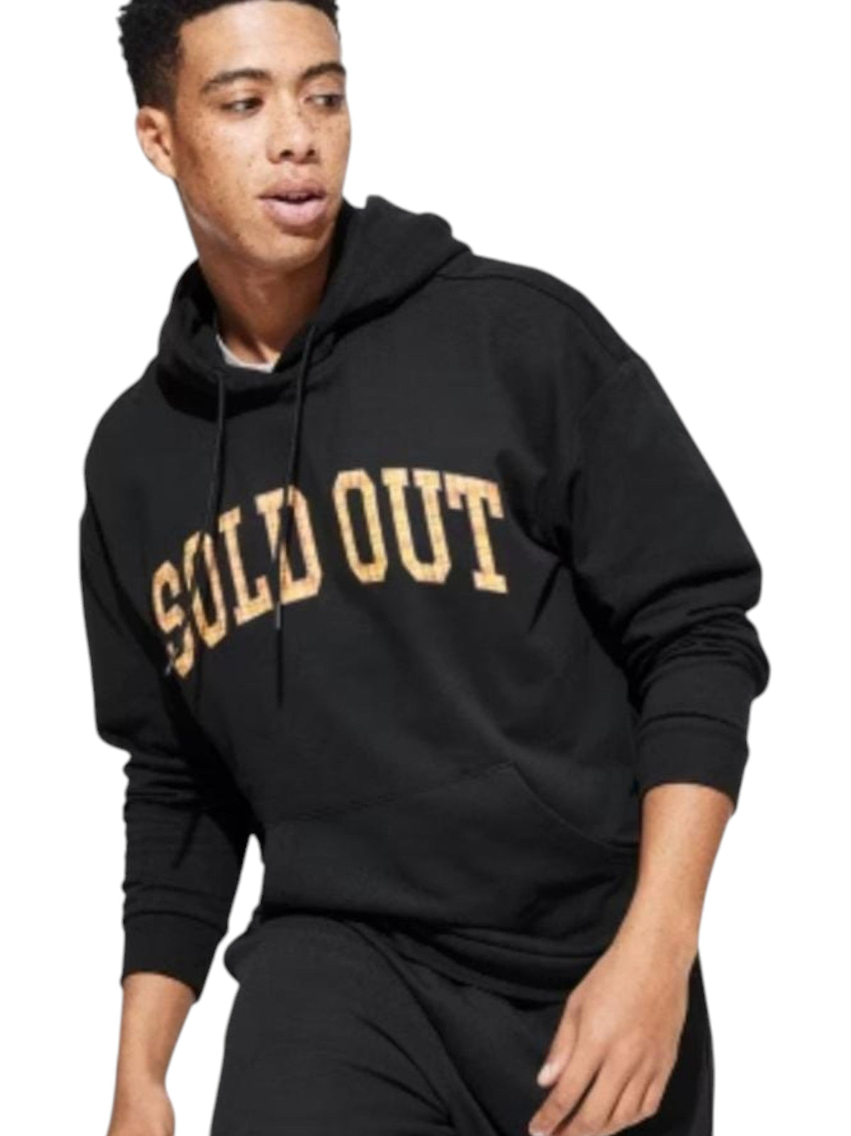 Image for Men's Printed Hoodie,Black