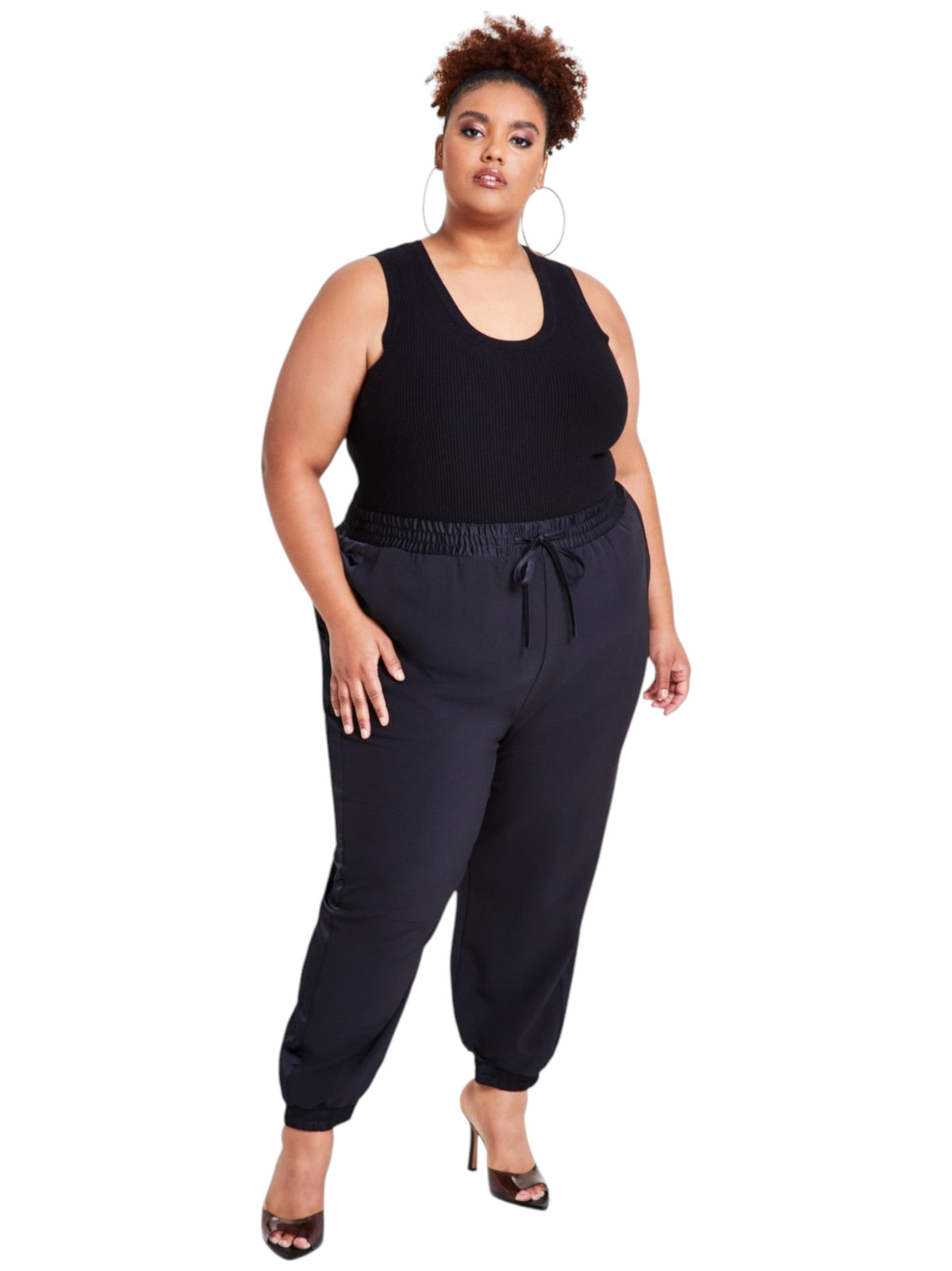 Image for Women's Plain Casual Pant,Black