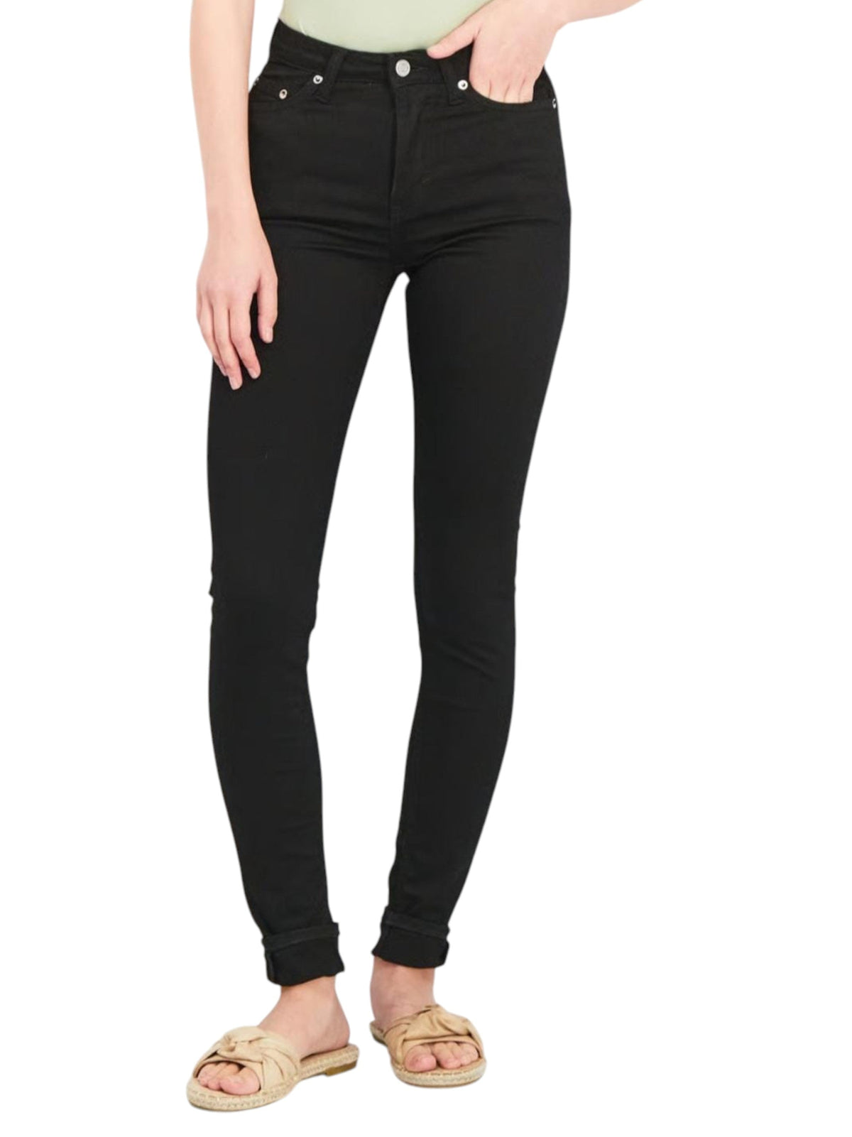 Image for Women's Plain Jeans,Black