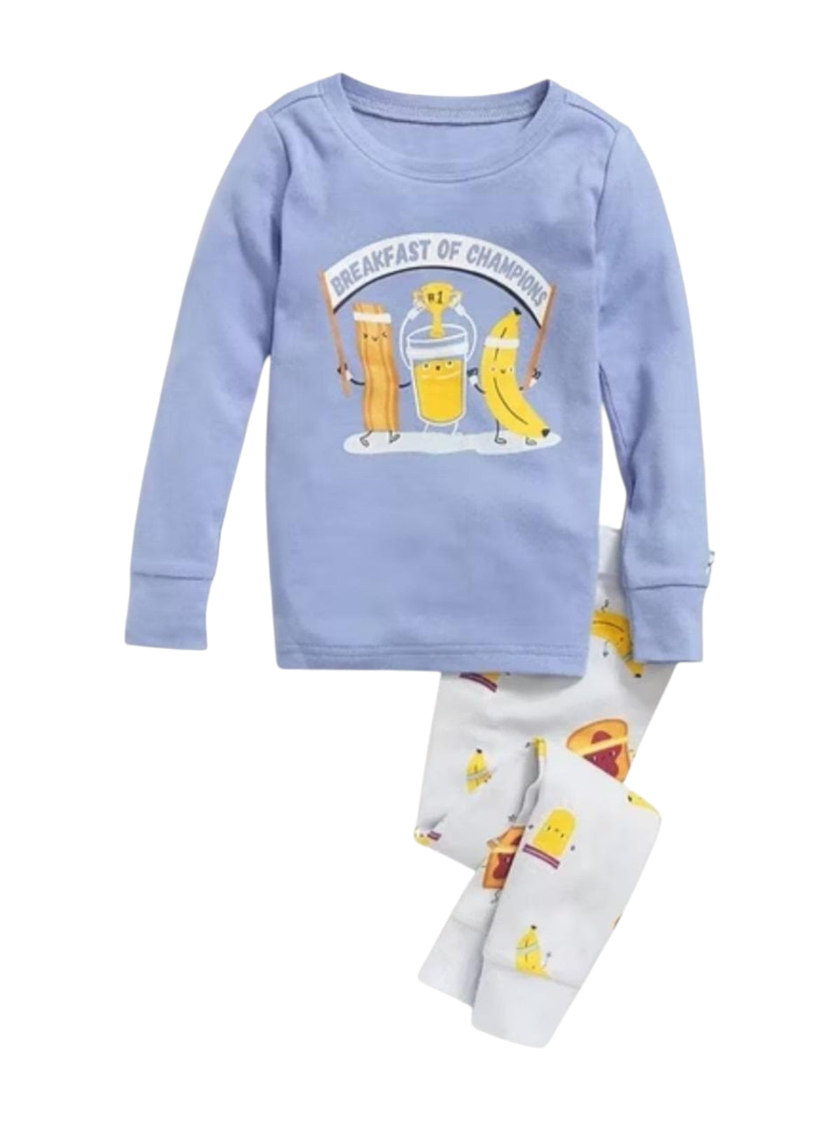 Image for Kids Girl's Printed Pajama Set,Blue