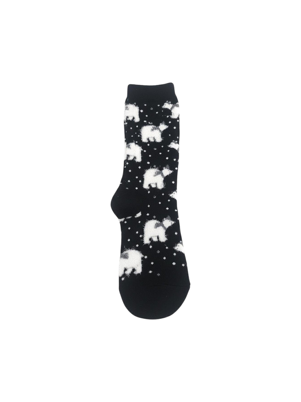 Image for Women's Printed Knitted Socks,Black