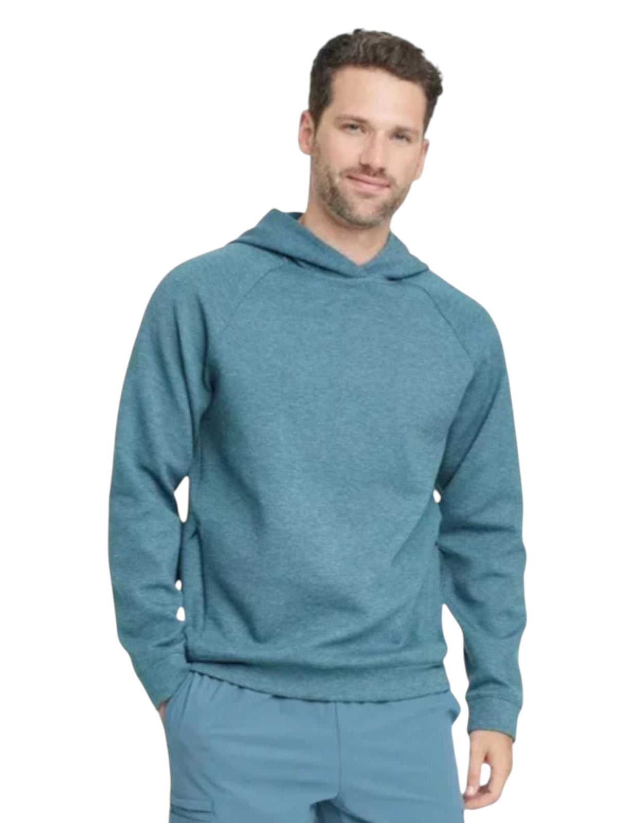 Image for Men's Plain Hoodie,Blue