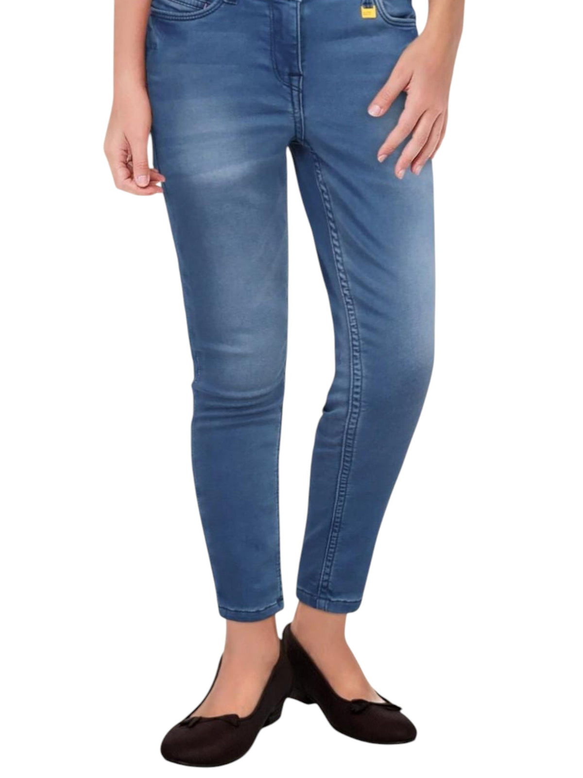 Image for Kids Girl's Washed Jeans,Blue