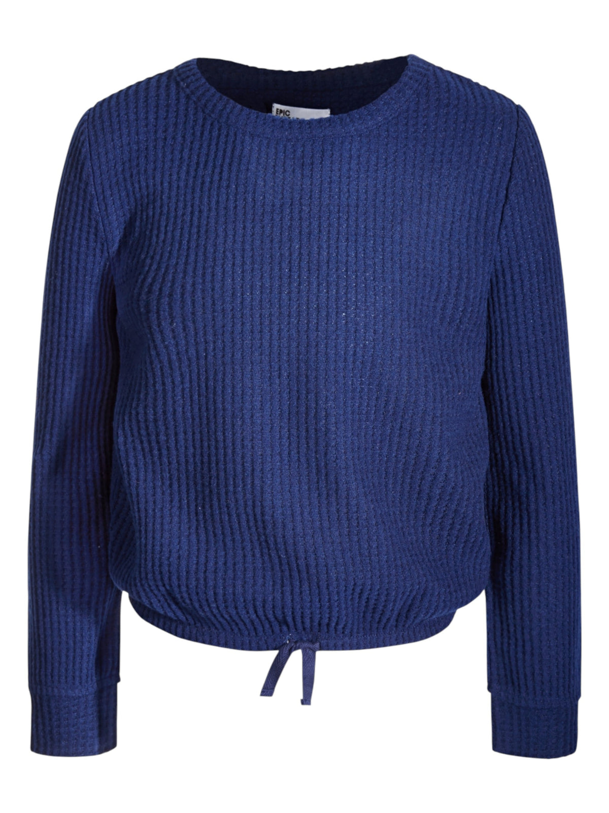 Image for Kids Girl's Ribbed Top,Navy