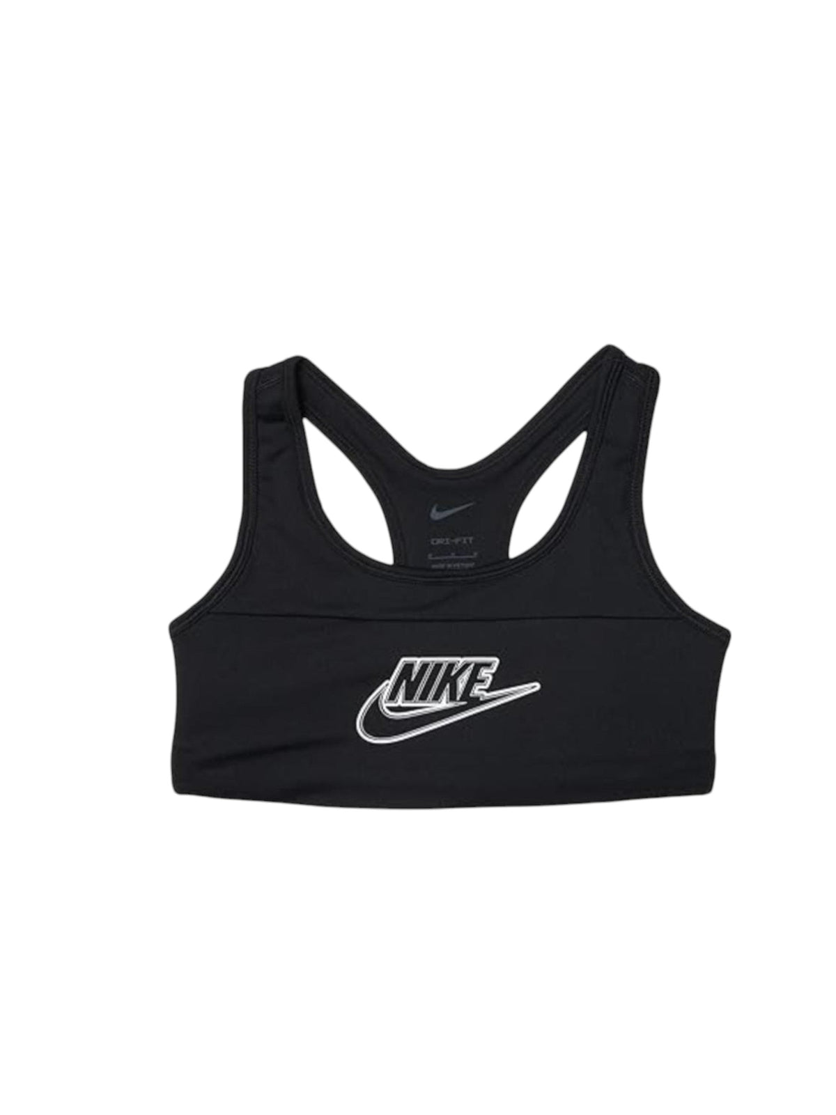 Image for Kids Girl's Brand Logo Printed Sport Bra,Black
