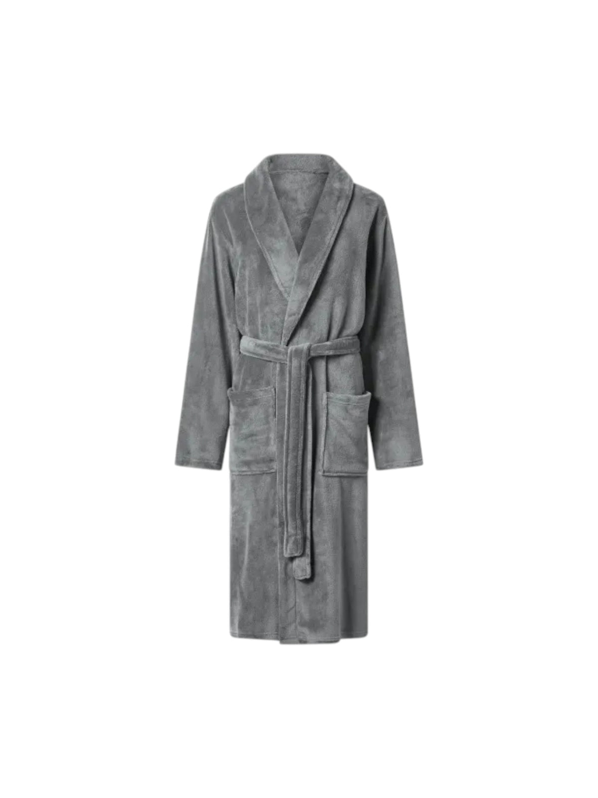Image for Women's Plain Solid Robe,Grey