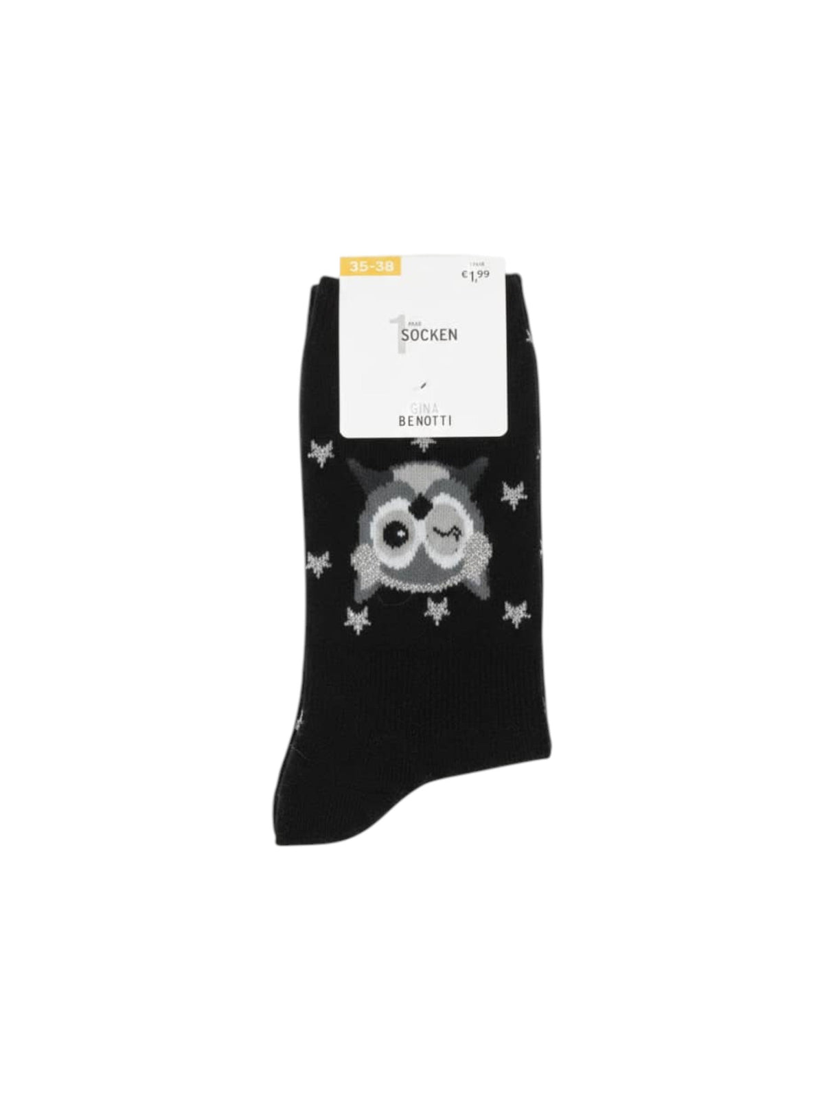 Image for Women�s Printed Socks ,Black