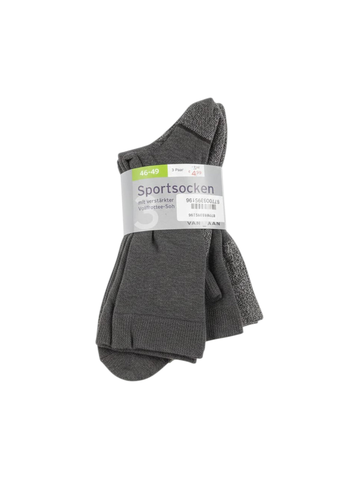Image for Men�s Knitted Socks Set 3 Pieces,Grey