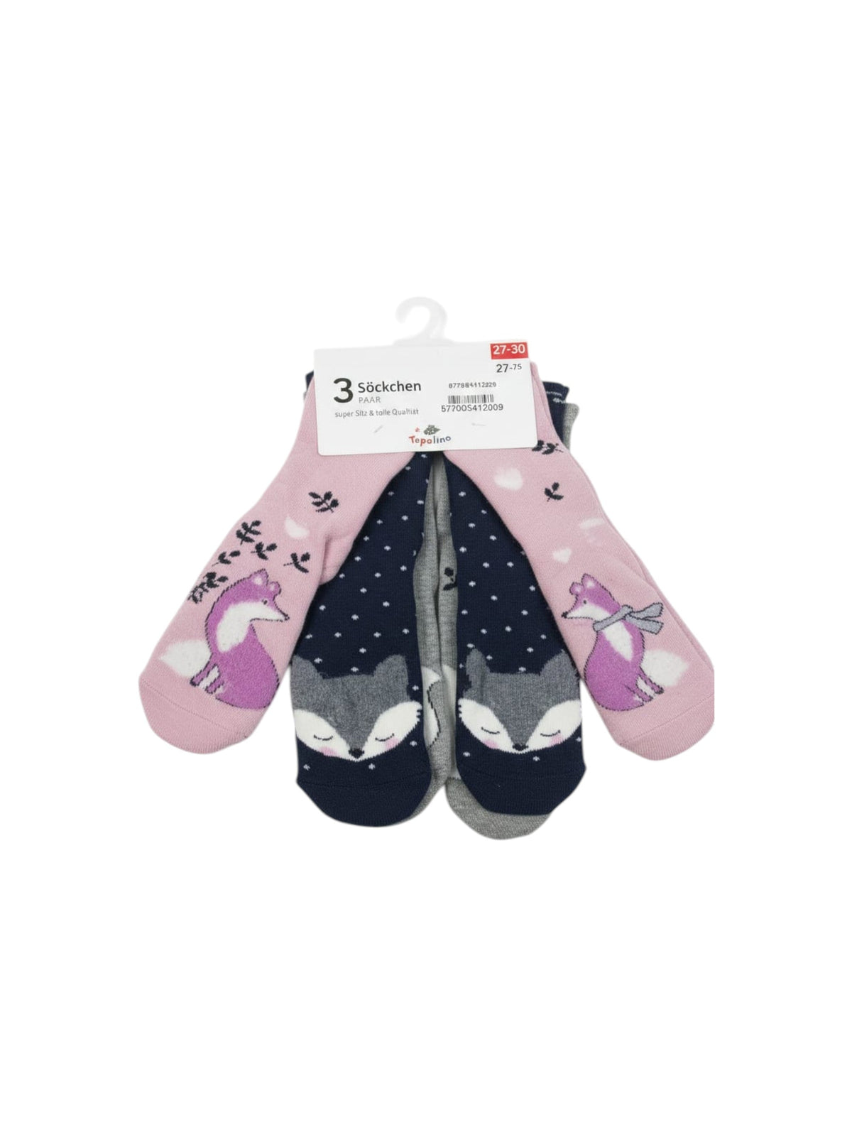 Image for Kids Girl�s Knitted Socks Set 3Pieces,Multi