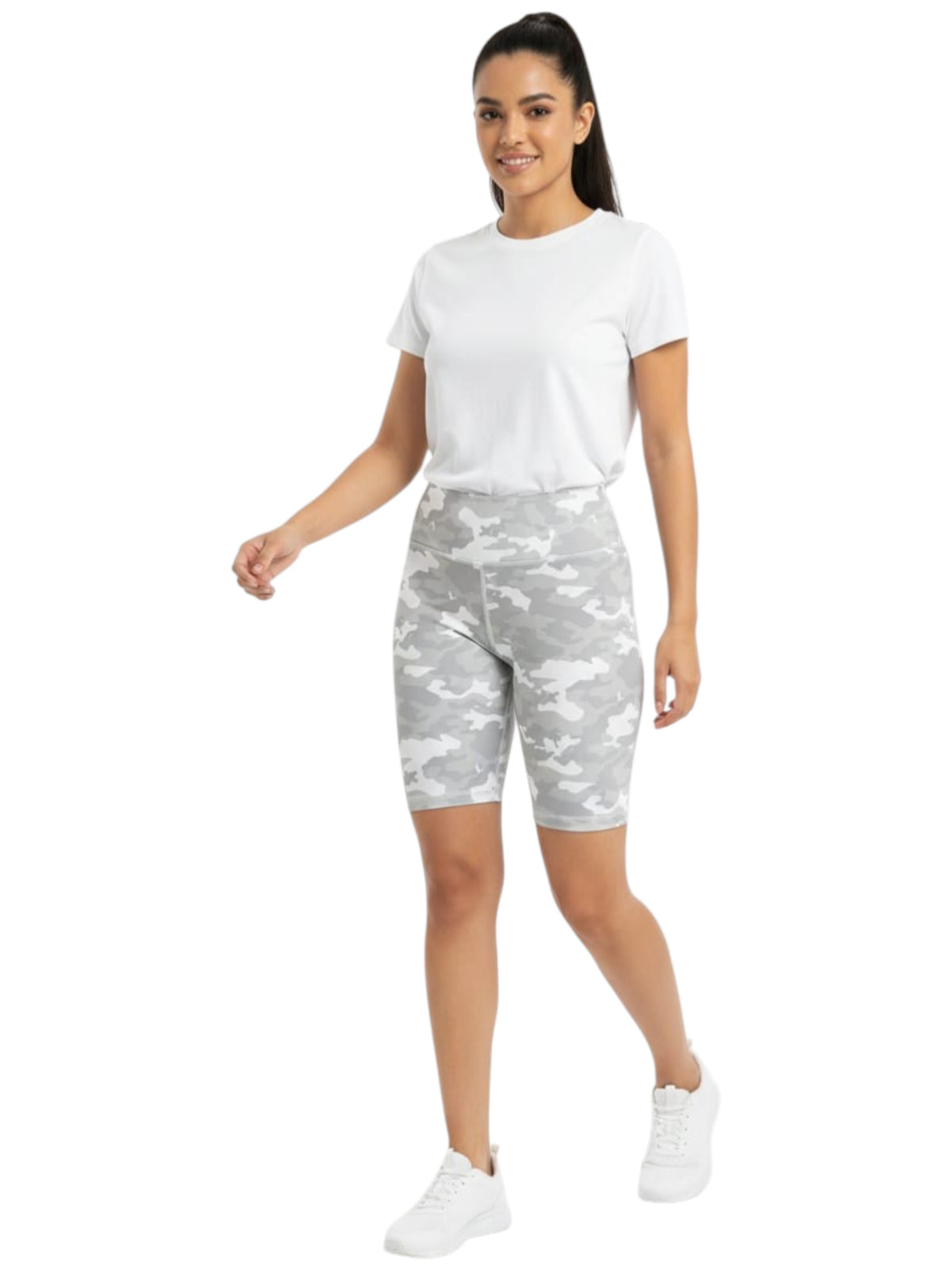 Image for Women's Printed Sport Short,Grey