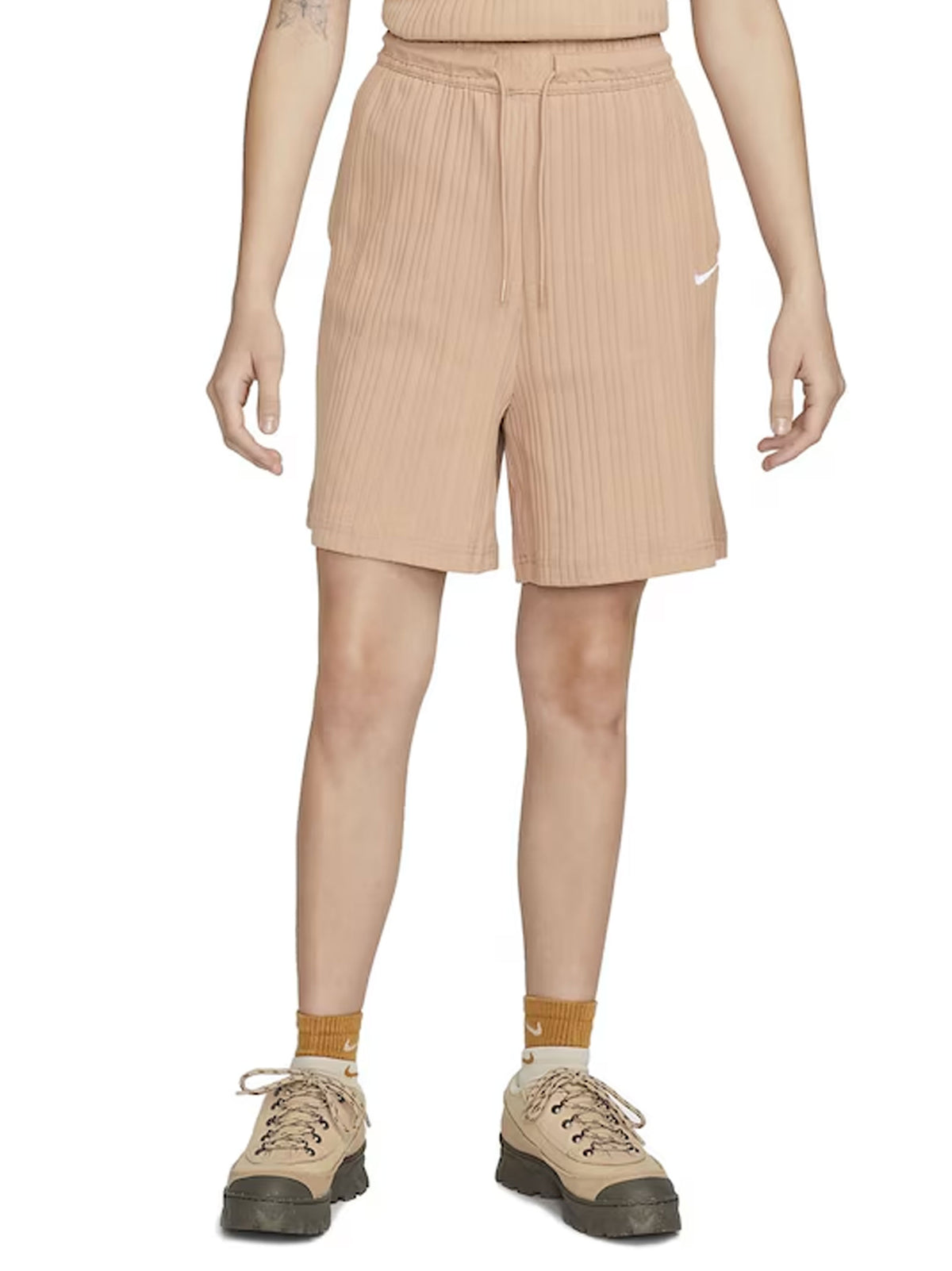 Image for Women's Ribbed Sport Short,Beige
