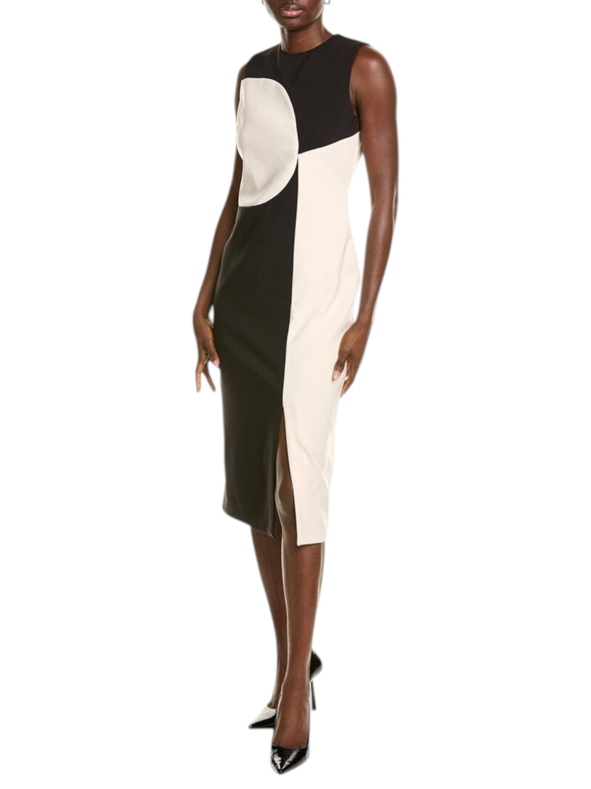 Image for Women's Colorblocked Dress,Black
