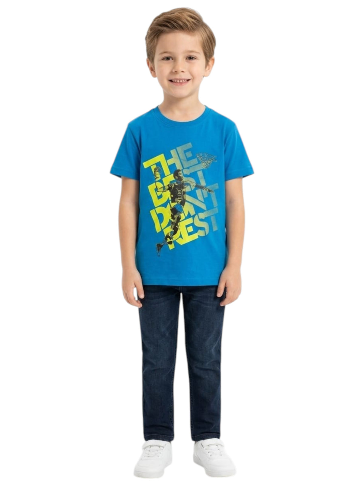 Image for Kids Boy's Printed Top,Blue