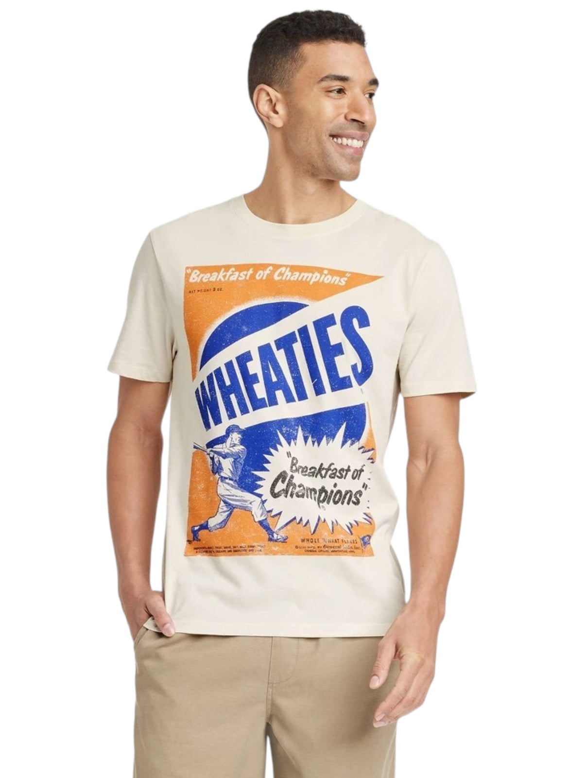 Image for Men's Printed Top,Beige
