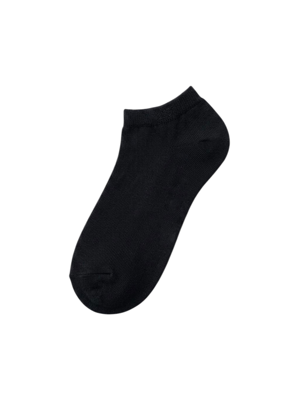 Image for Men's 1 Pair Ribbed Ankle Socks,Black
