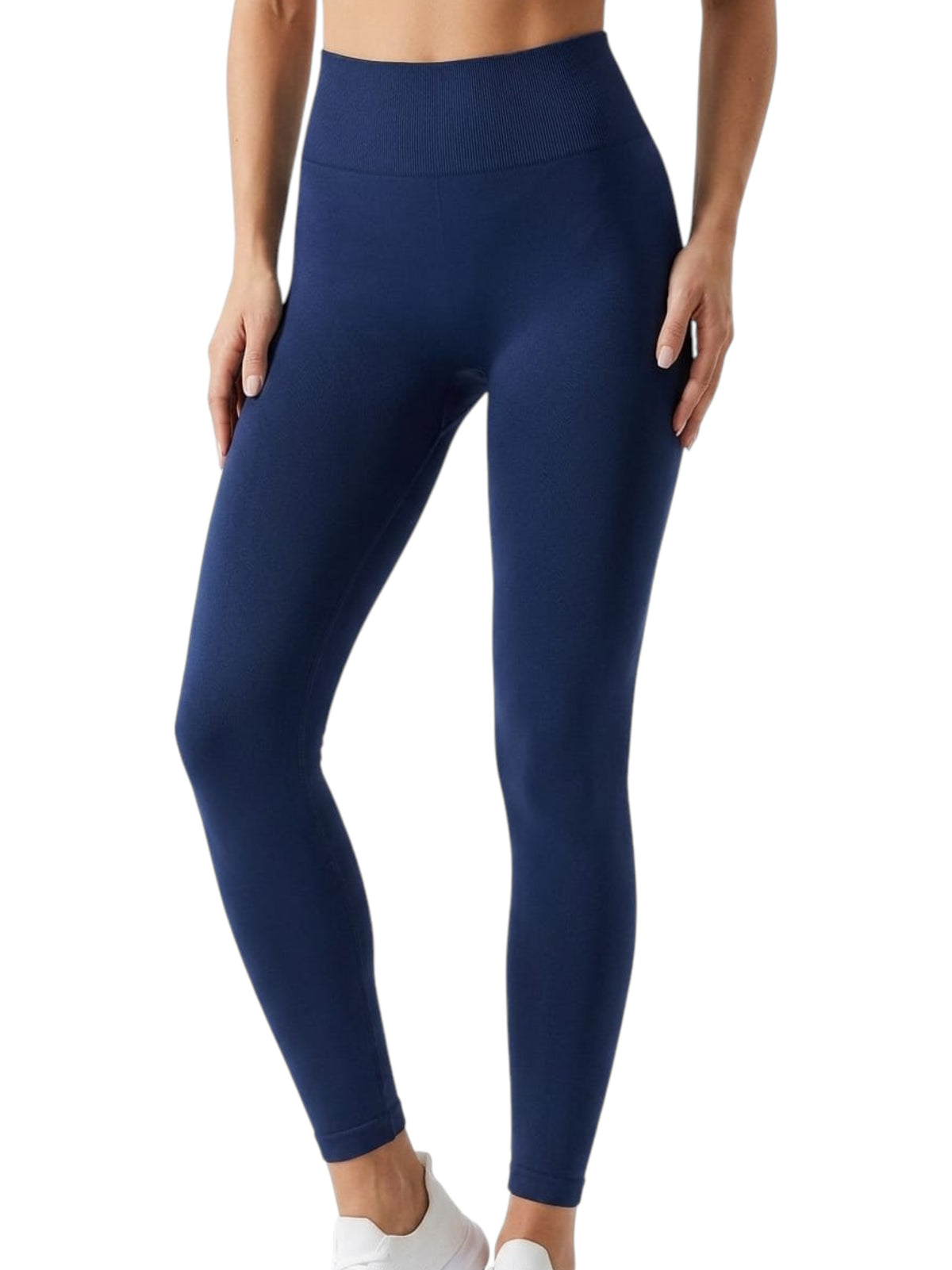 Image for Women's Plain Solid Legging,Navy