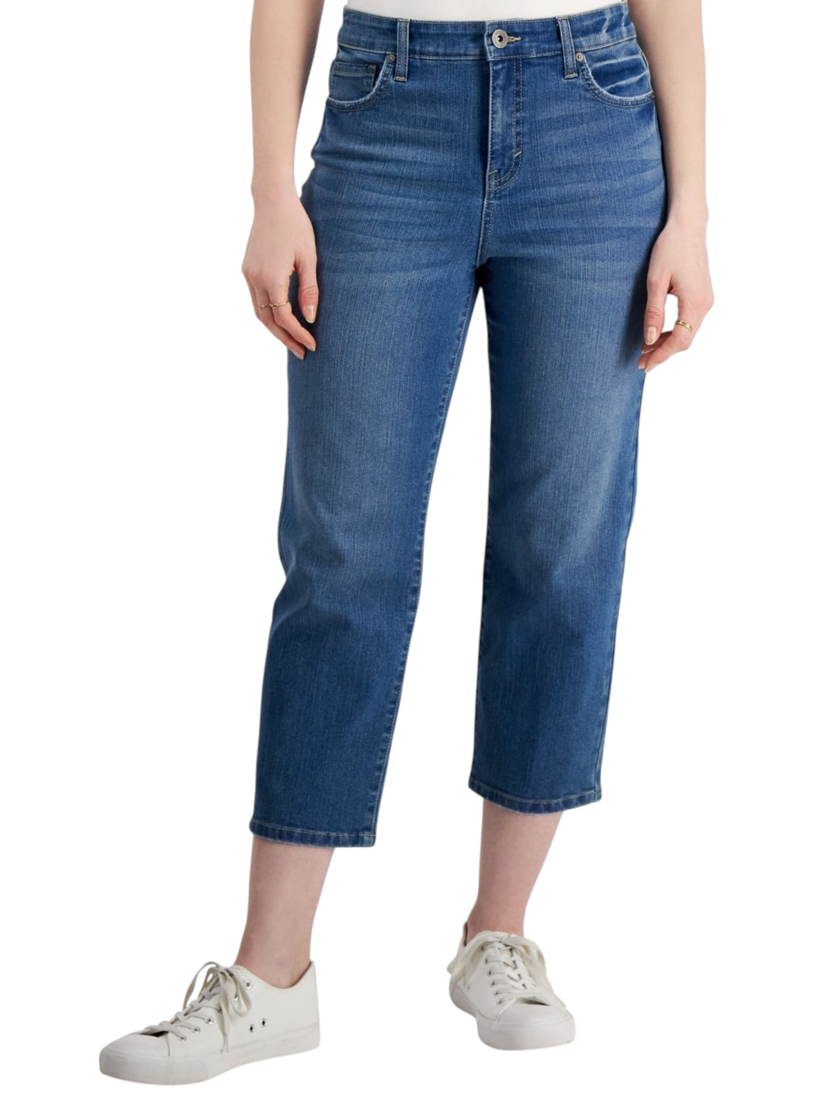 Image for Women's Plain Solid Jeans,Blue