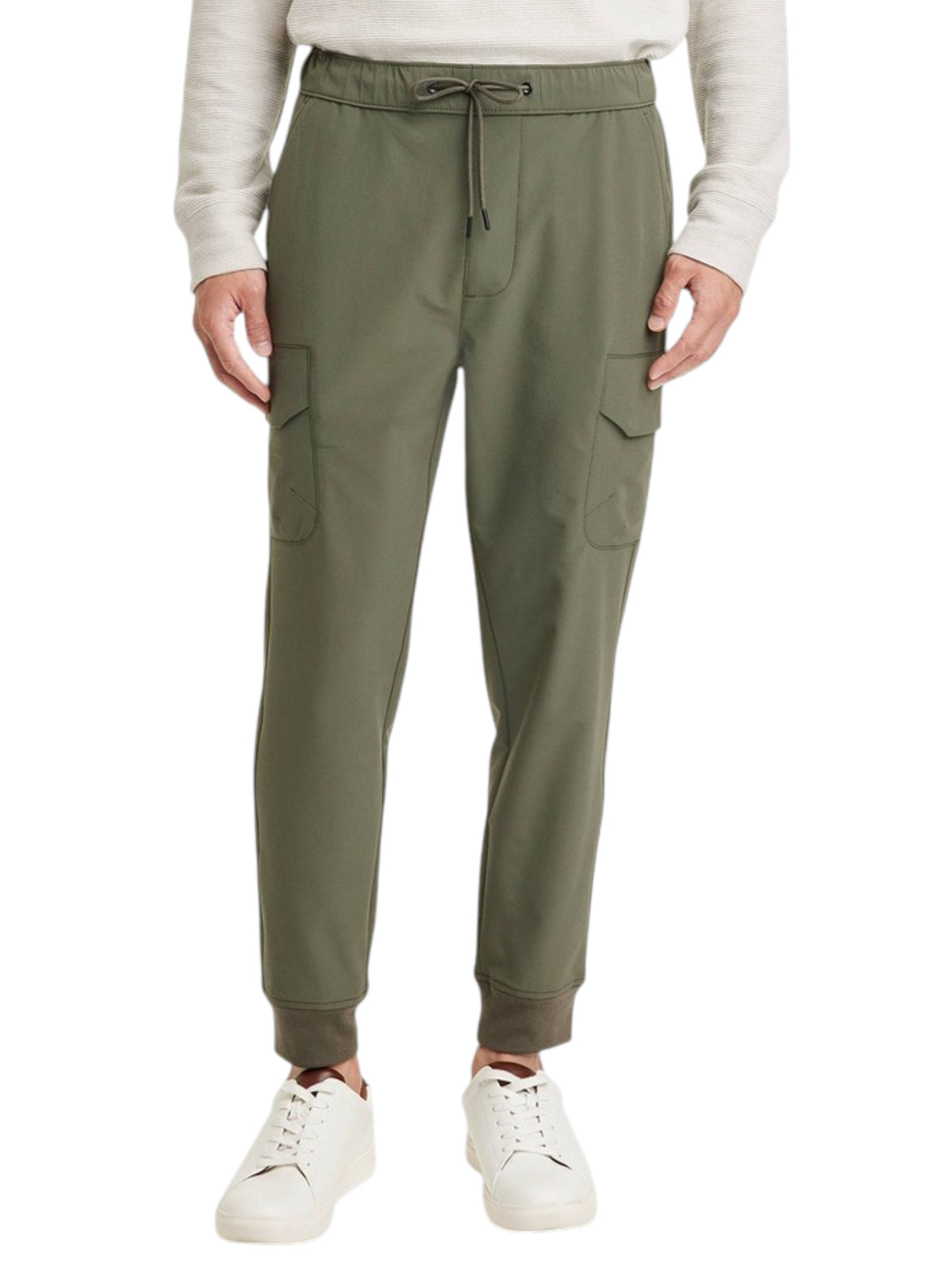 Image for Men's Plain Solid Pant,Olive