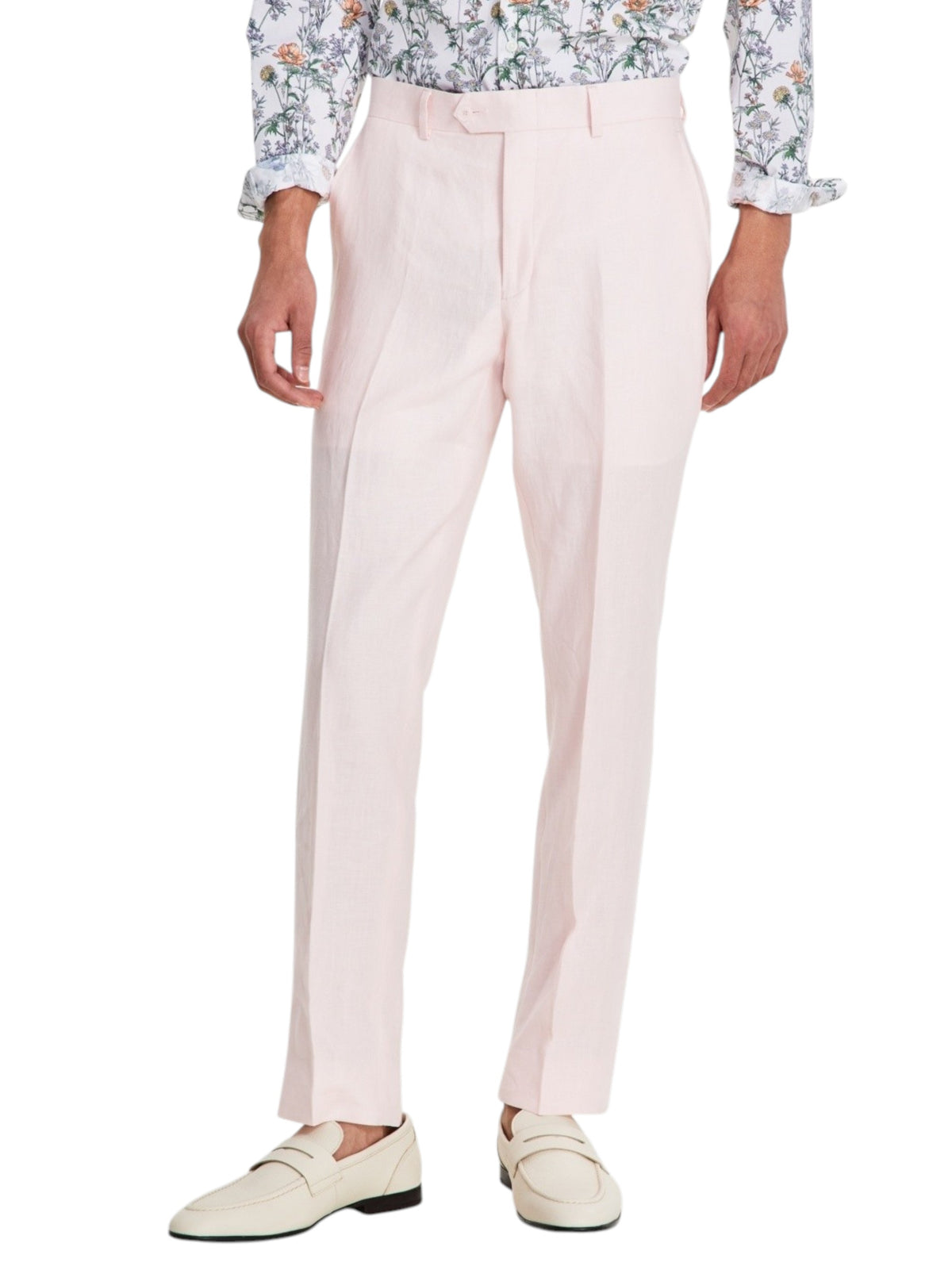Image for Women's Plain Solid Classic Pant,Light Pink