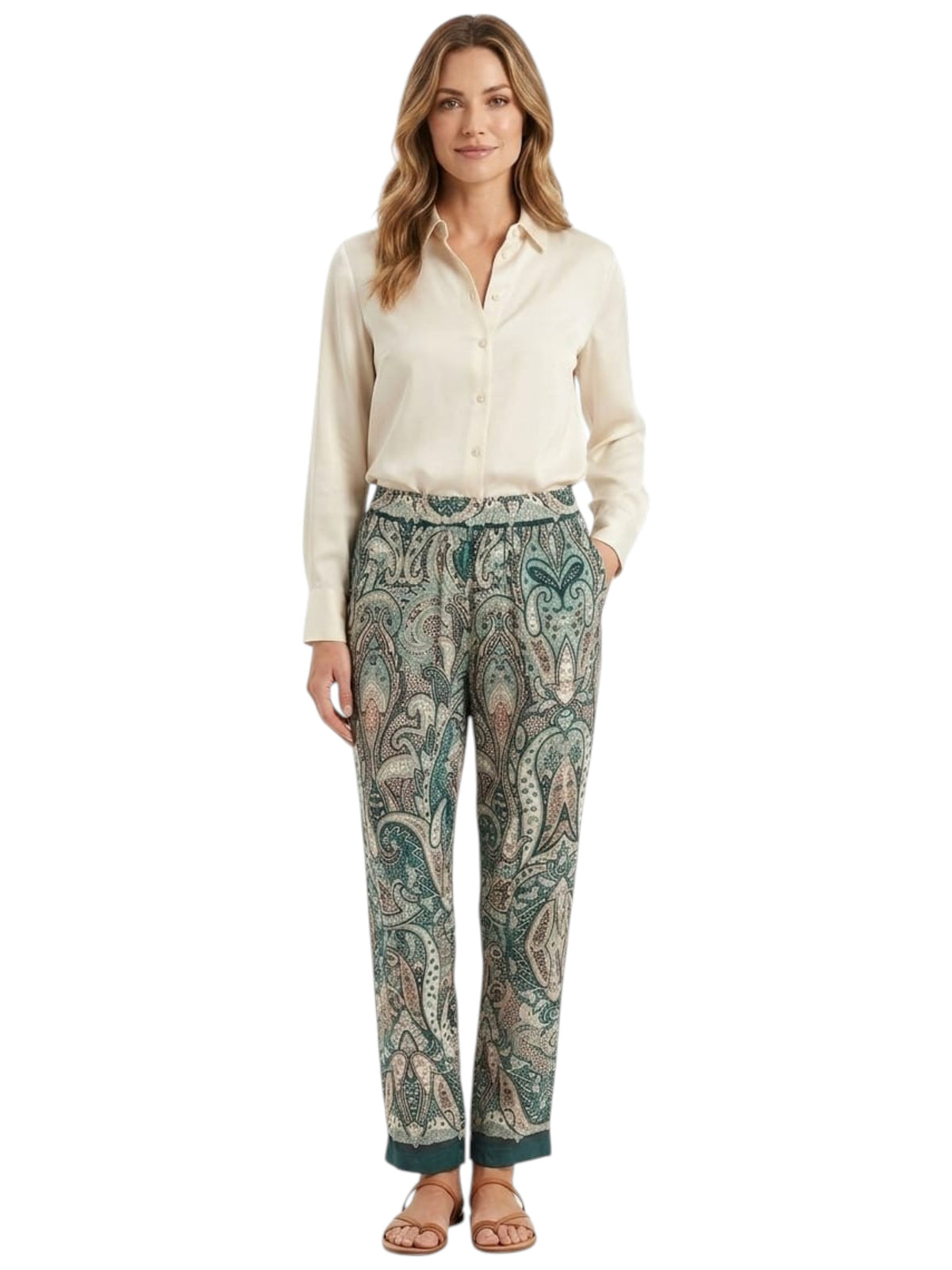 Image for Women's Printed Pant,Multi