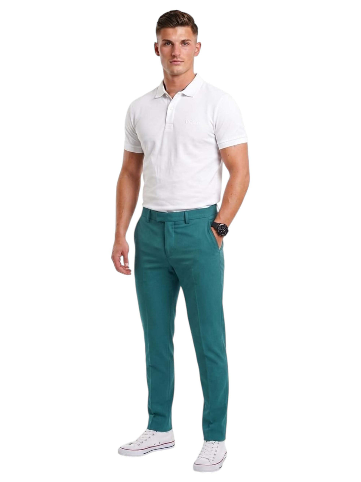 Image for Men's Plain Pant,Dusty Mint