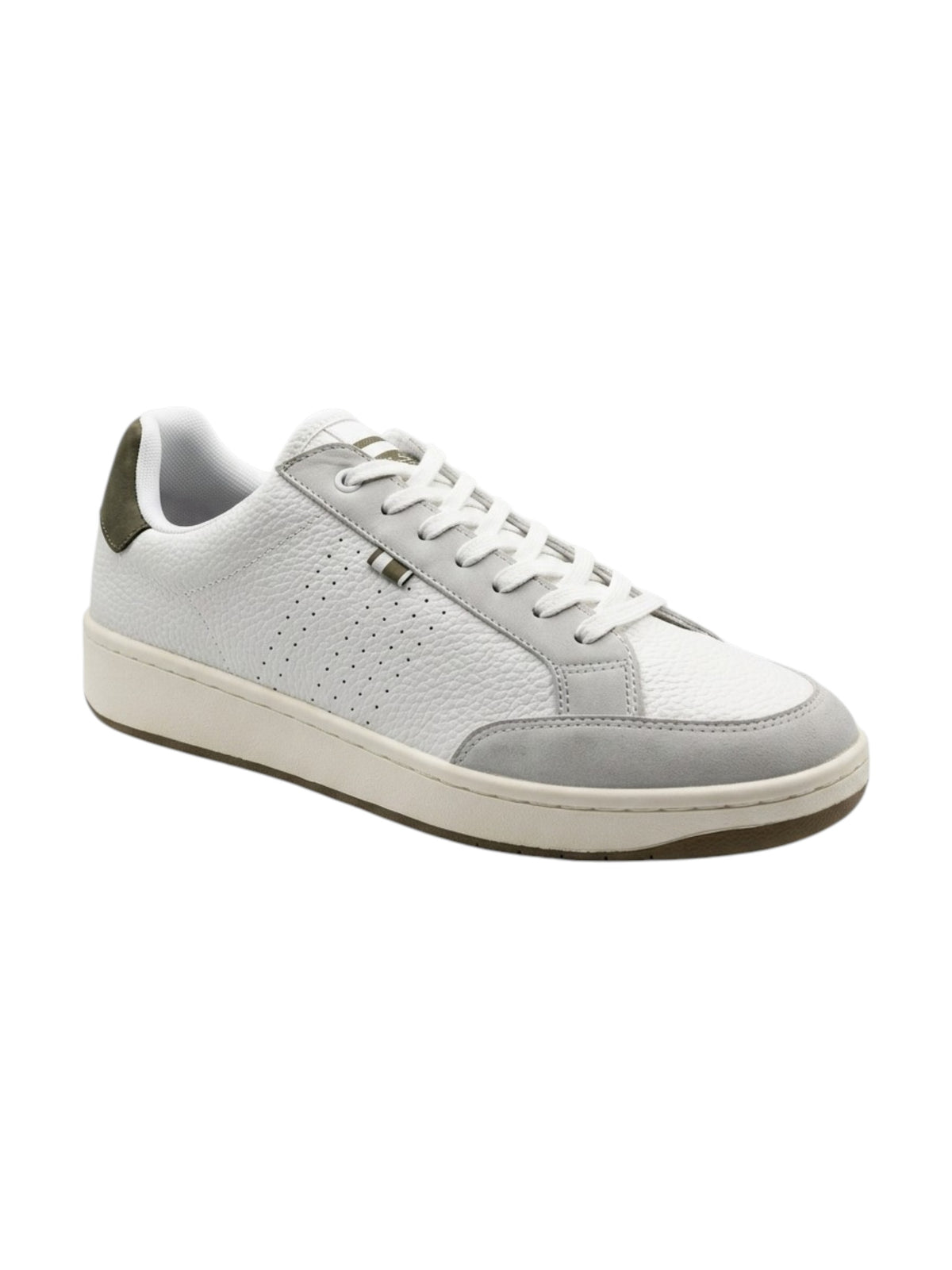 Image for Men's Plain Solid Shoes,White