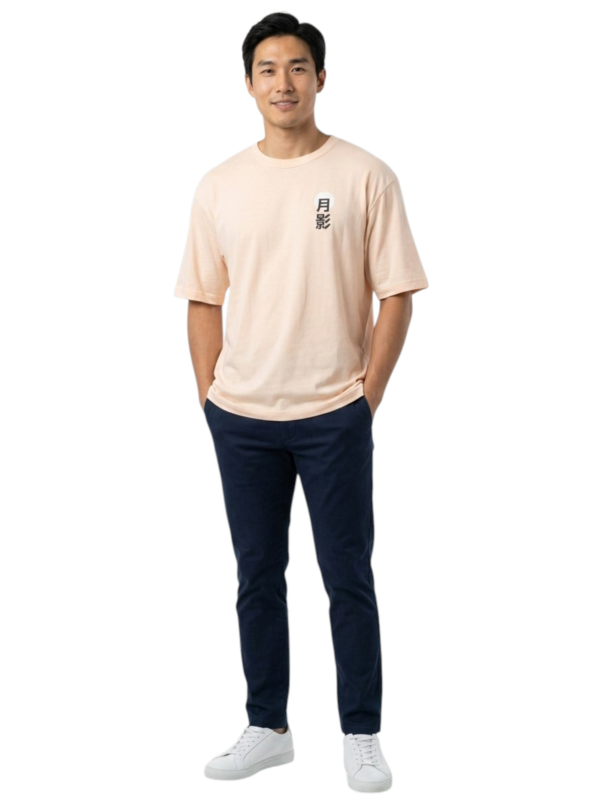 Image for Men's Printed Top,Light Pink