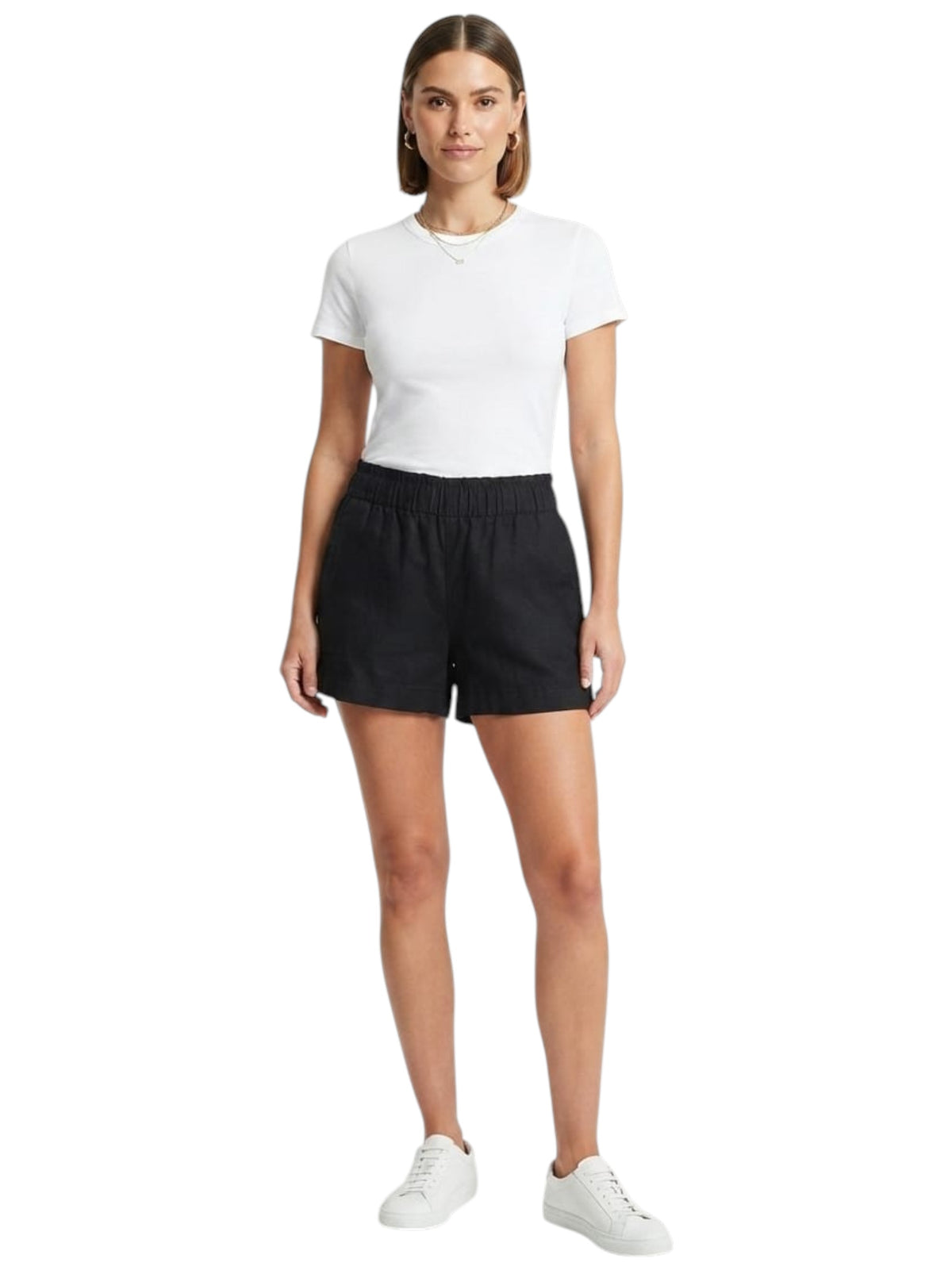 Image for Women's Plain Solid Short,Black