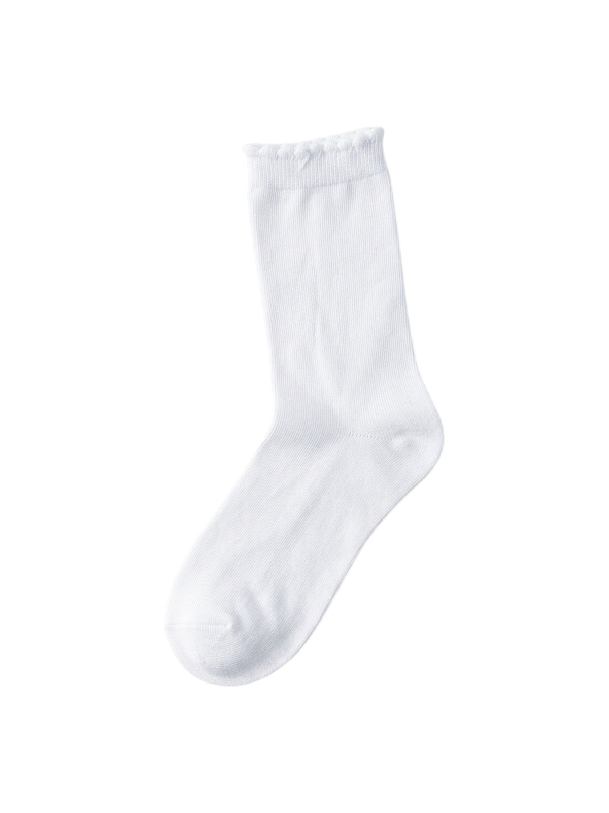 Image for Kids Gril's Plain Socks,White