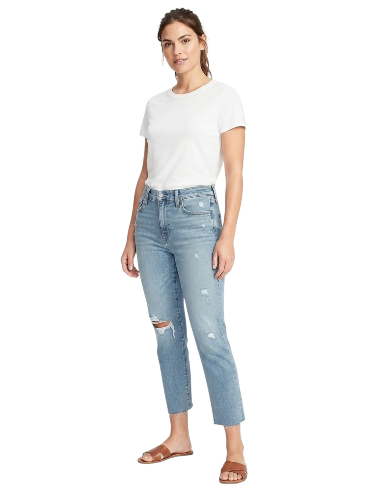 Image for Women's Ripped Jeans,Blue