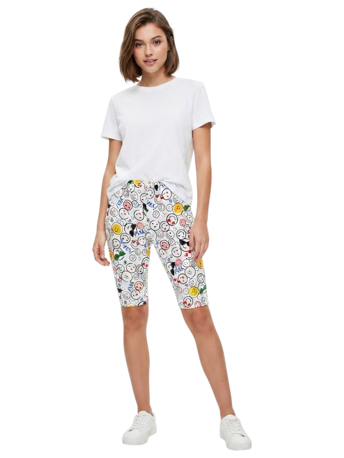 Image for Kids Girl's Printed Short,White