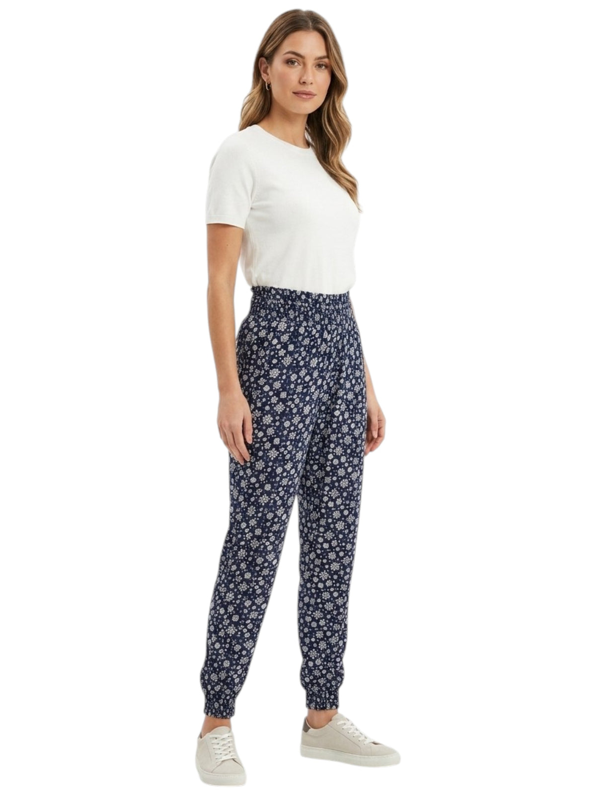 Image for Womern's Printed Pant,Navy