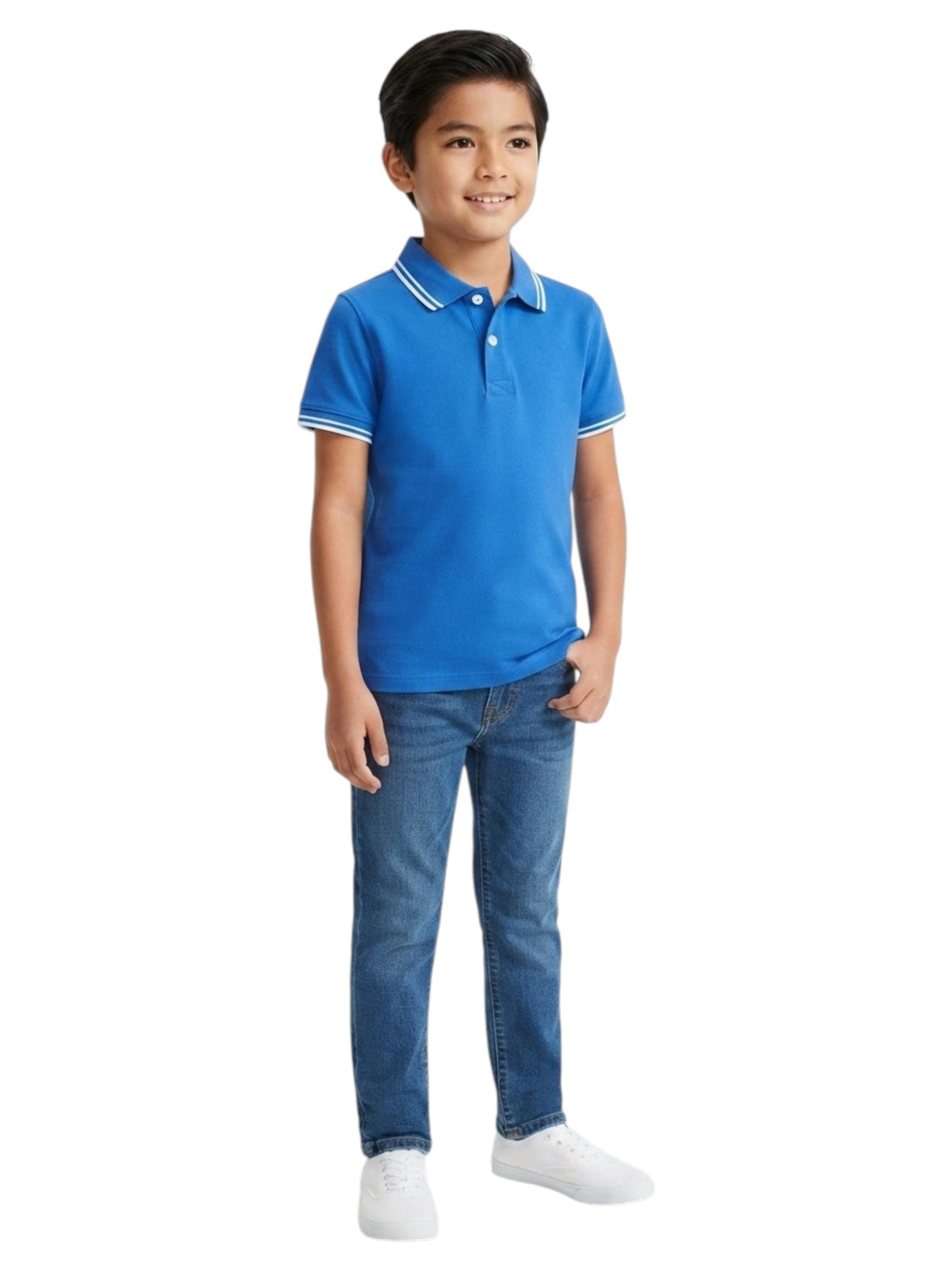 Image for Kids Boy's Plain Top,Blue