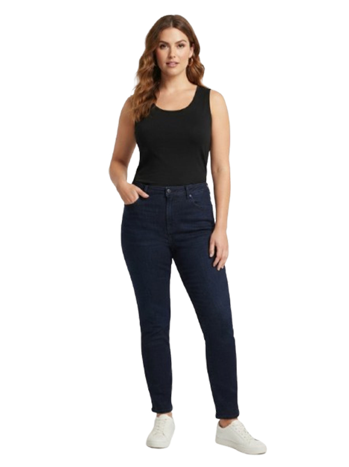 Image for Women's Plain Solid Top,Black