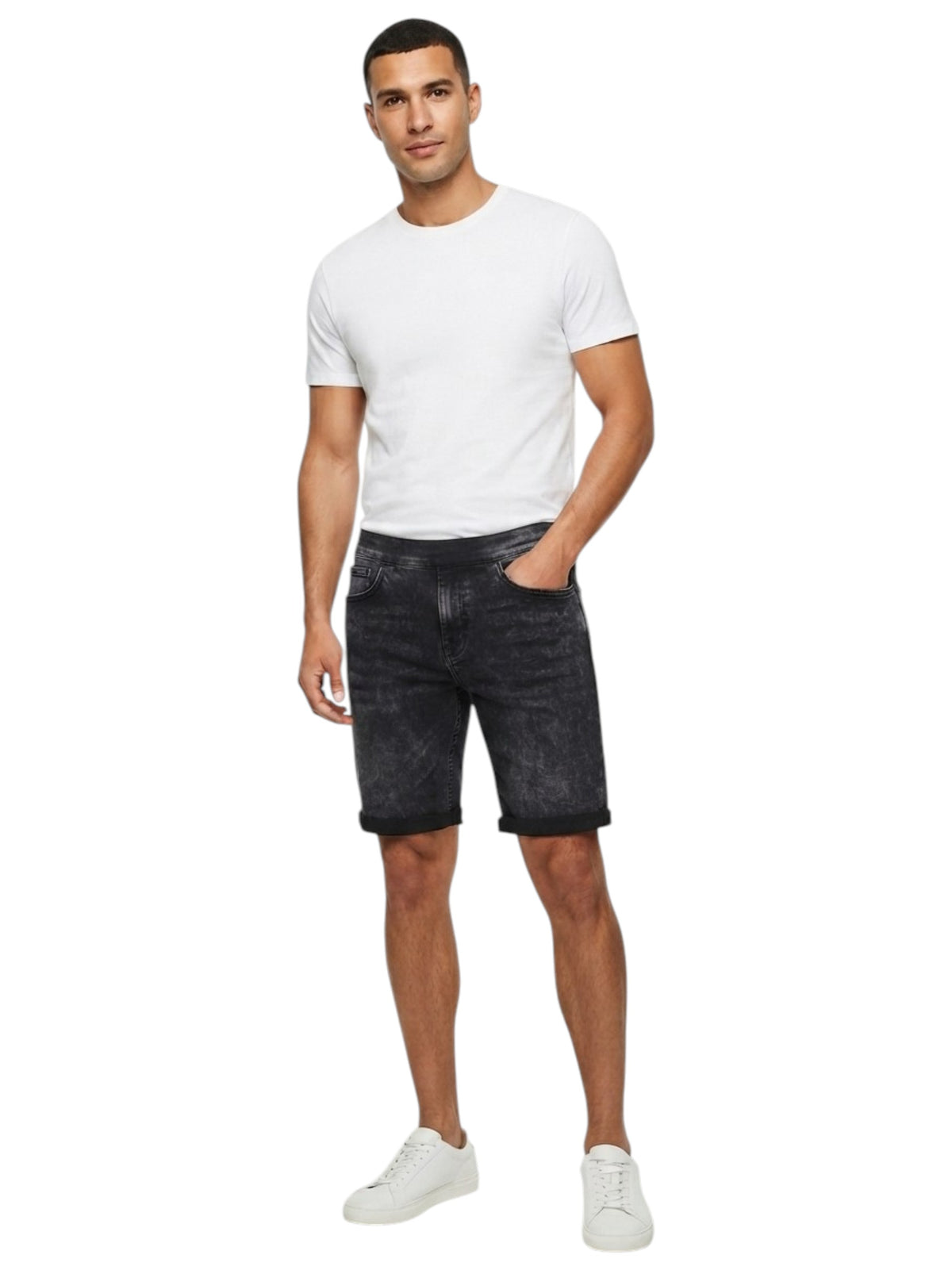 Image for Men's Plain Short,Black