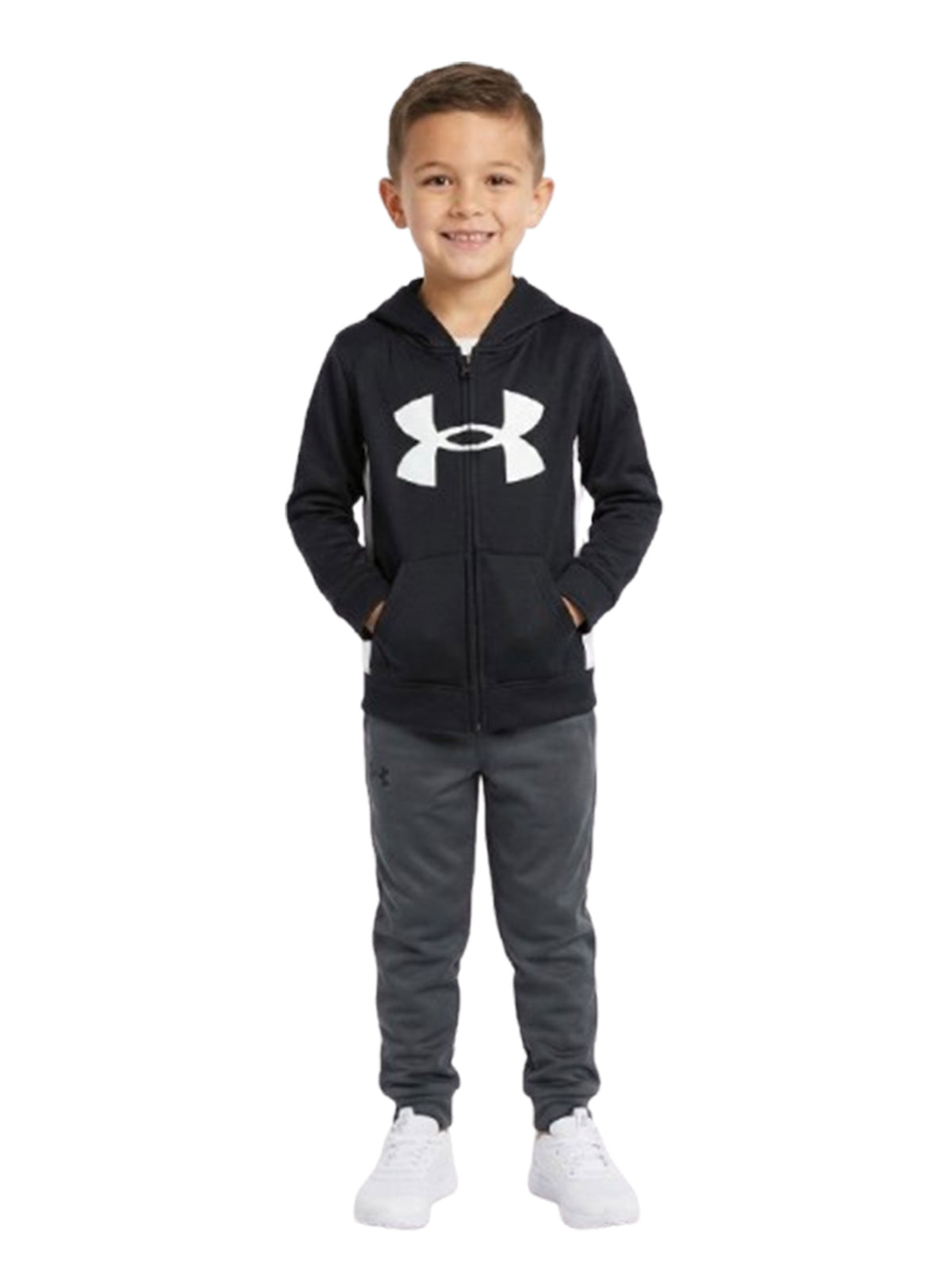 Image for Kids Boy's Logo Brand Printed Hoodies,Black