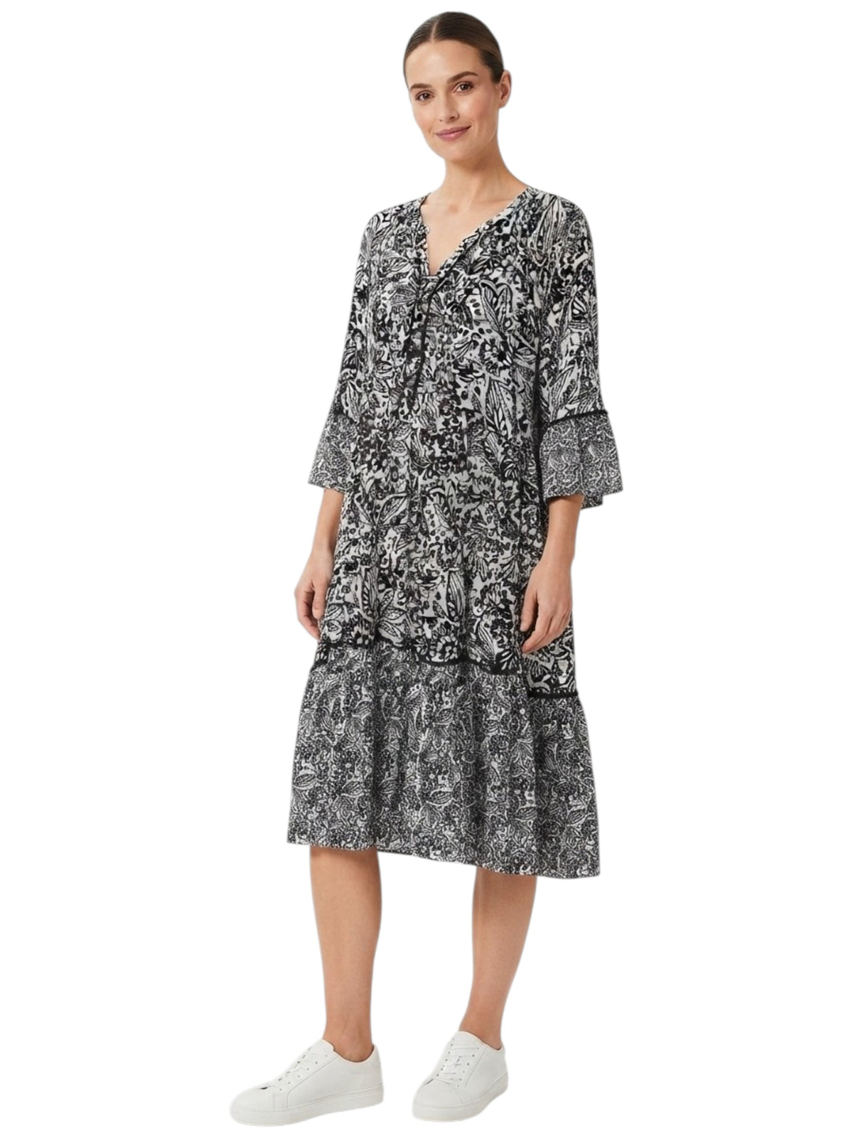 Image for Women's Printed Dress,Multi