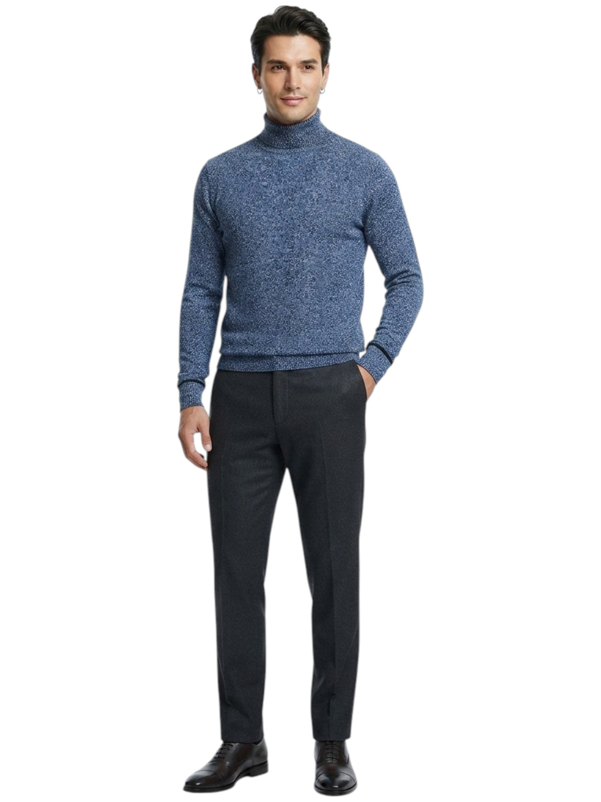 Image for Men's Knitted Sweaters,Navy