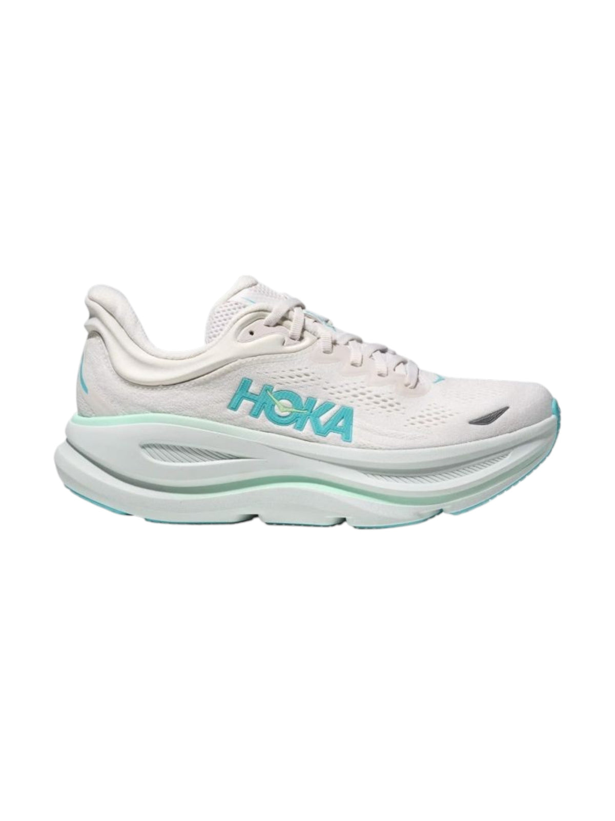 Image for Bondi 9 Running Women's Logo Patched Shoes,White