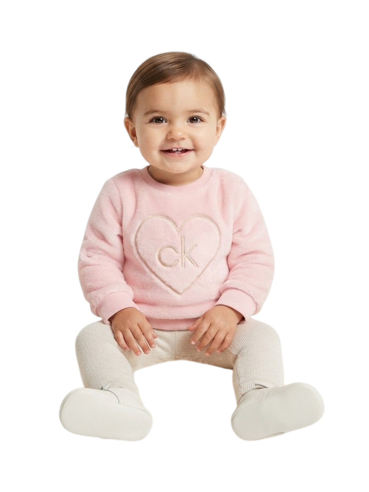 Image for Kids Girl's Printed Sweater,Pink