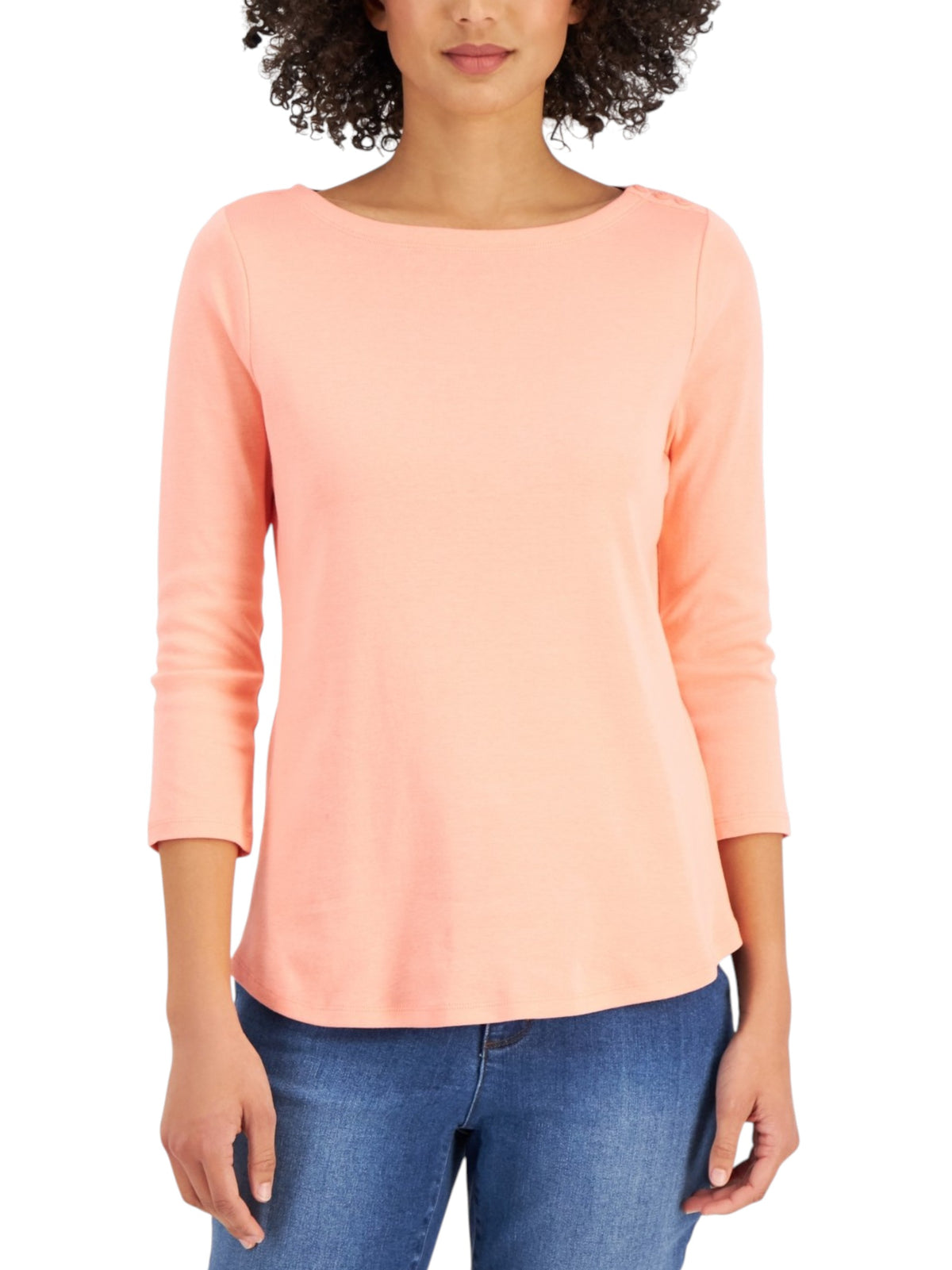 Image for Women's Plain Top,Coral
