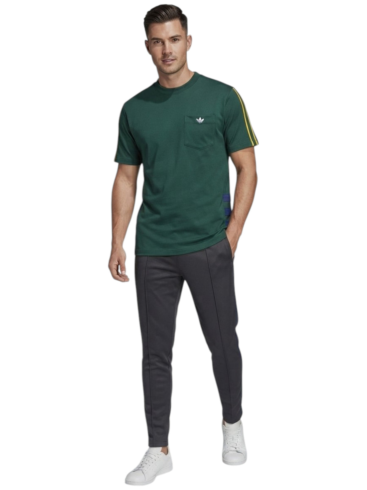 Image for Men's Textured Top,Olive