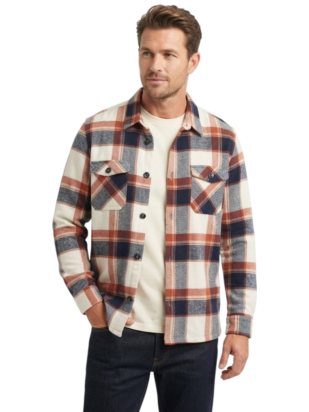 Image for Men's Printed Dress Shirt,Multi