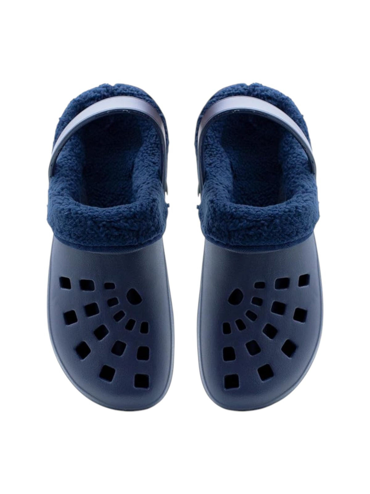 Image for Women's Fur Lined Slippers,Navy